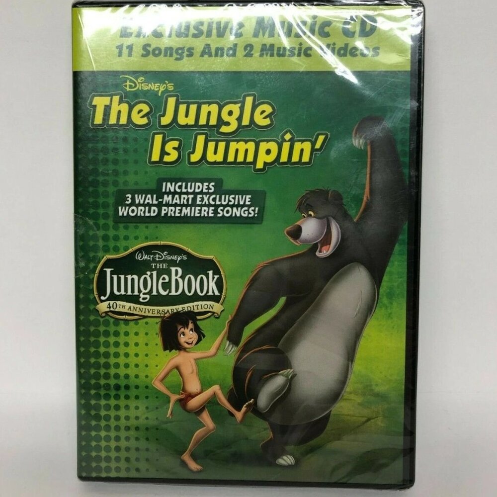 Disney The Jungle Book 40th Anniversary Jungle is JUMPIN CD Walmart Exclusive